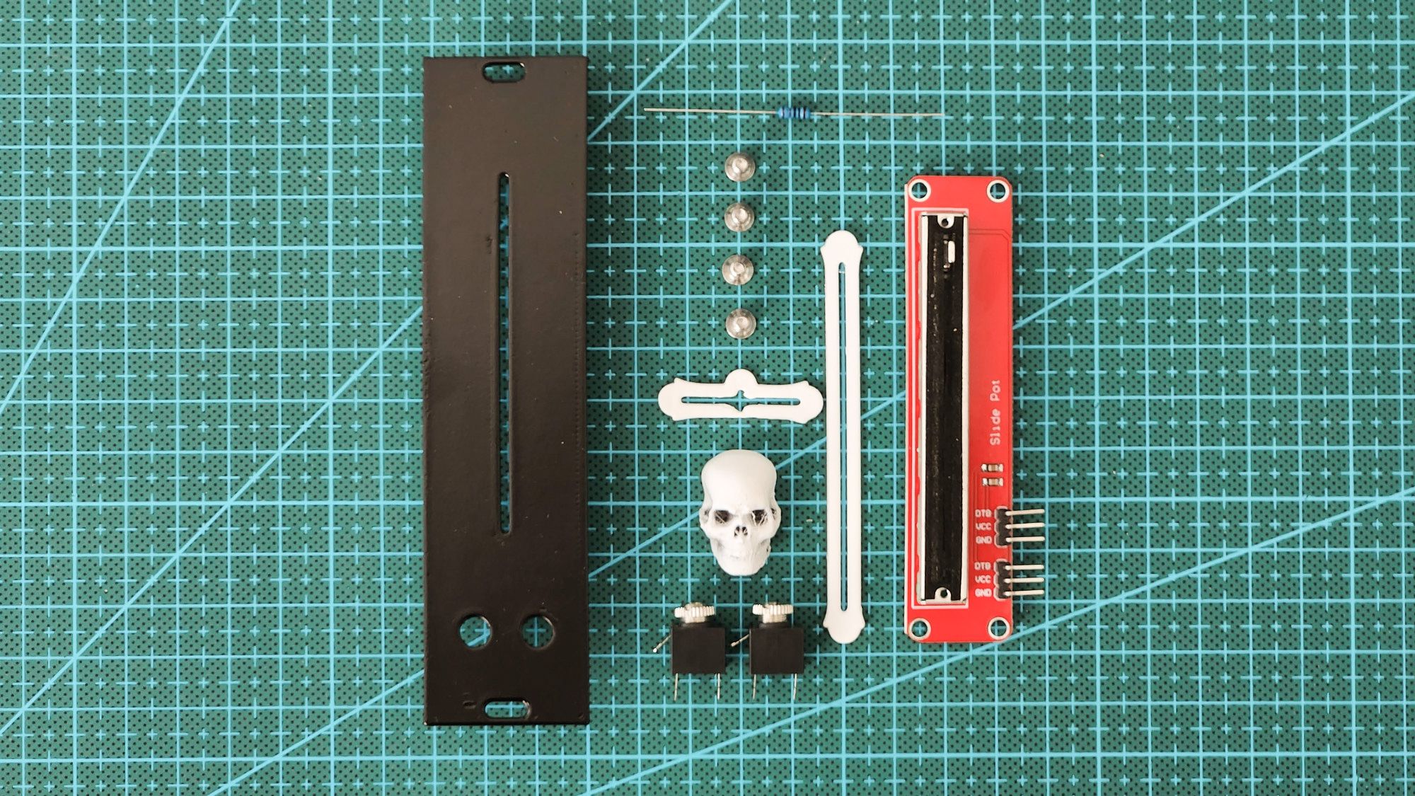 Eurorack Skull Attenuator for Darker Tunes